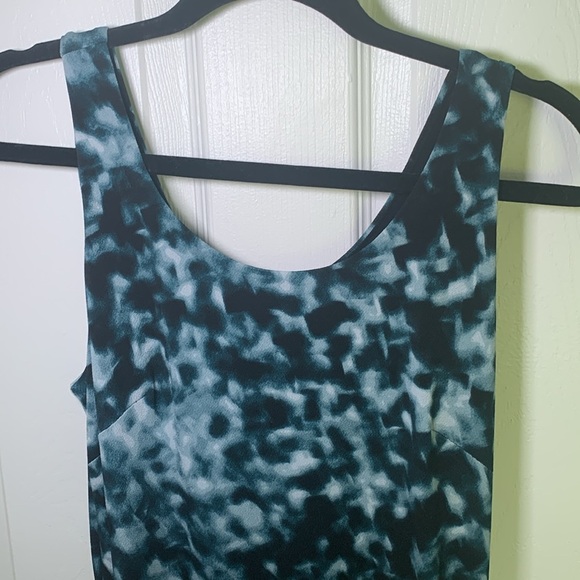 Soma maxi dress with drawstring ruching side blue and black size xs - Picture 5 of 8